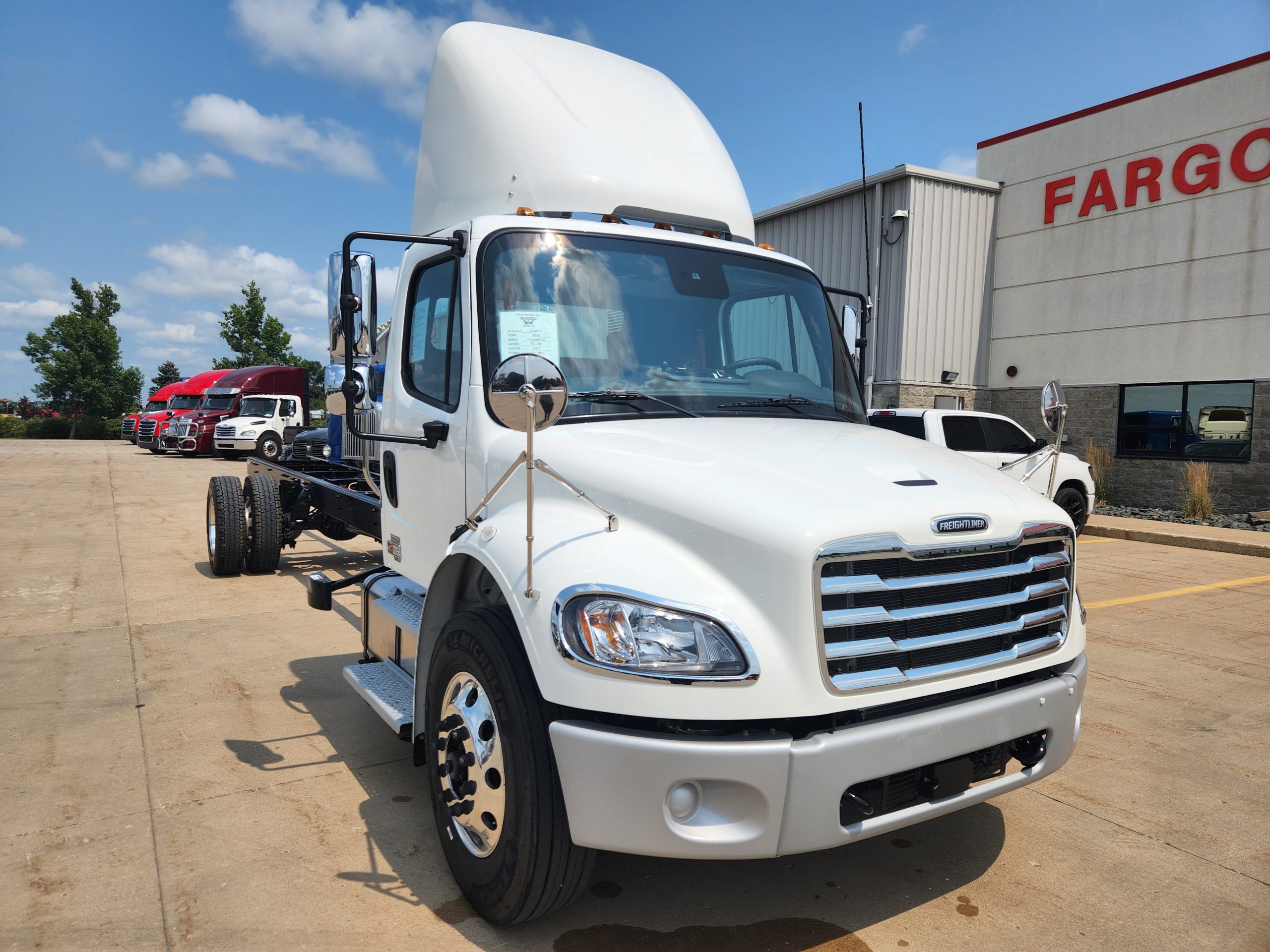 2025 Freightliner M2 106 Day Cab Chassis 175293 Fargo Freightliner